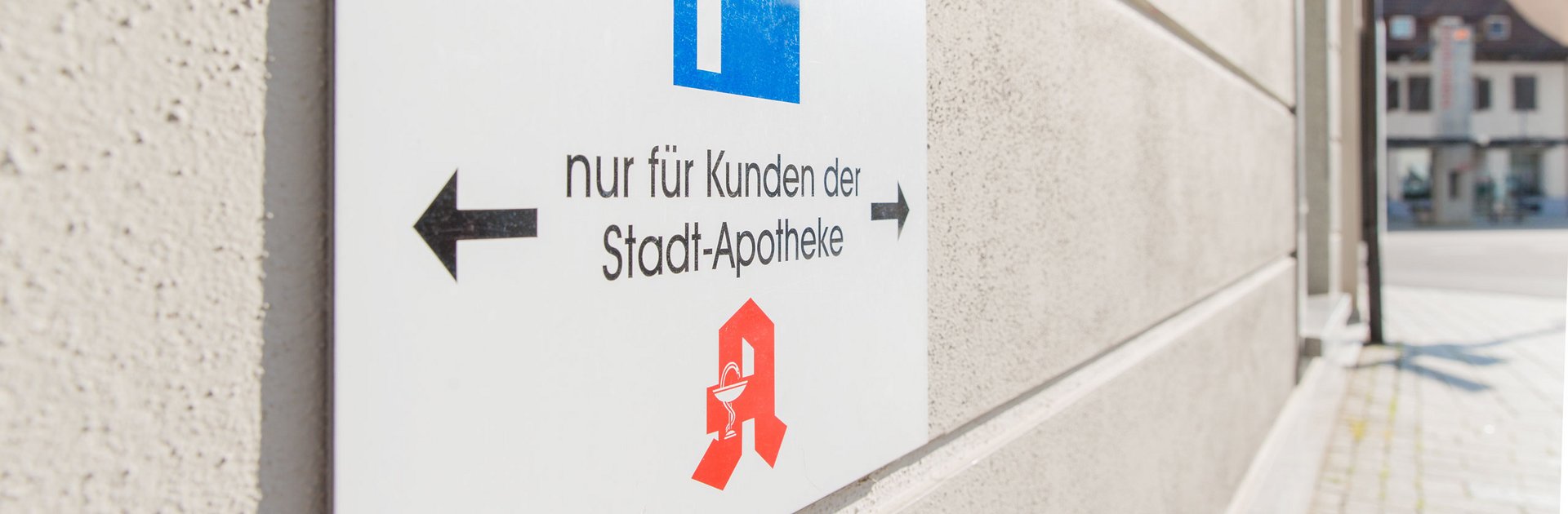 Stadtapotheke Tettnang Schild